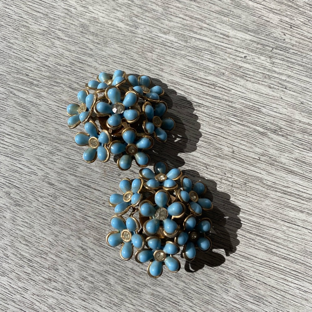 Clip-on turquoise Earrings